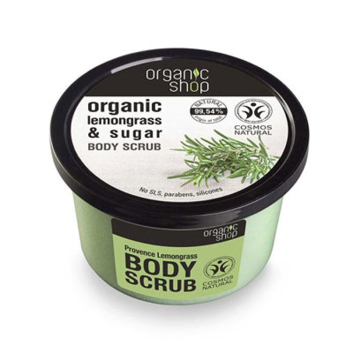 natura siberica organic shop body scrub provence lemongrass top 250ml