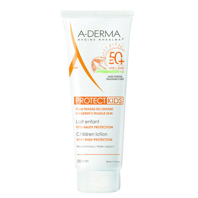 aderma protect kids children lotion very high protection 250ml
