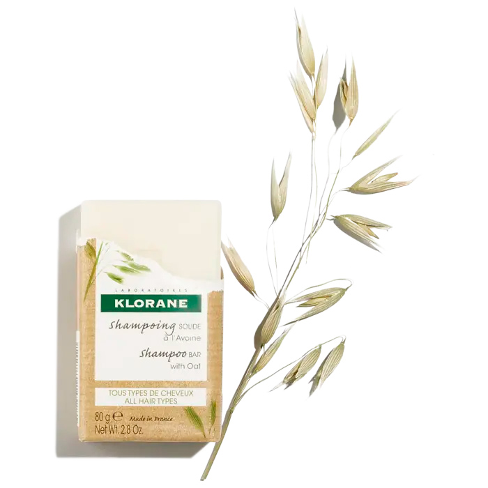 klorane shampoo bar with oat 80gr