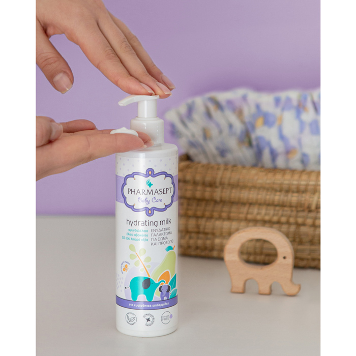 pharmasept baby care hydrating milk 250ml 1