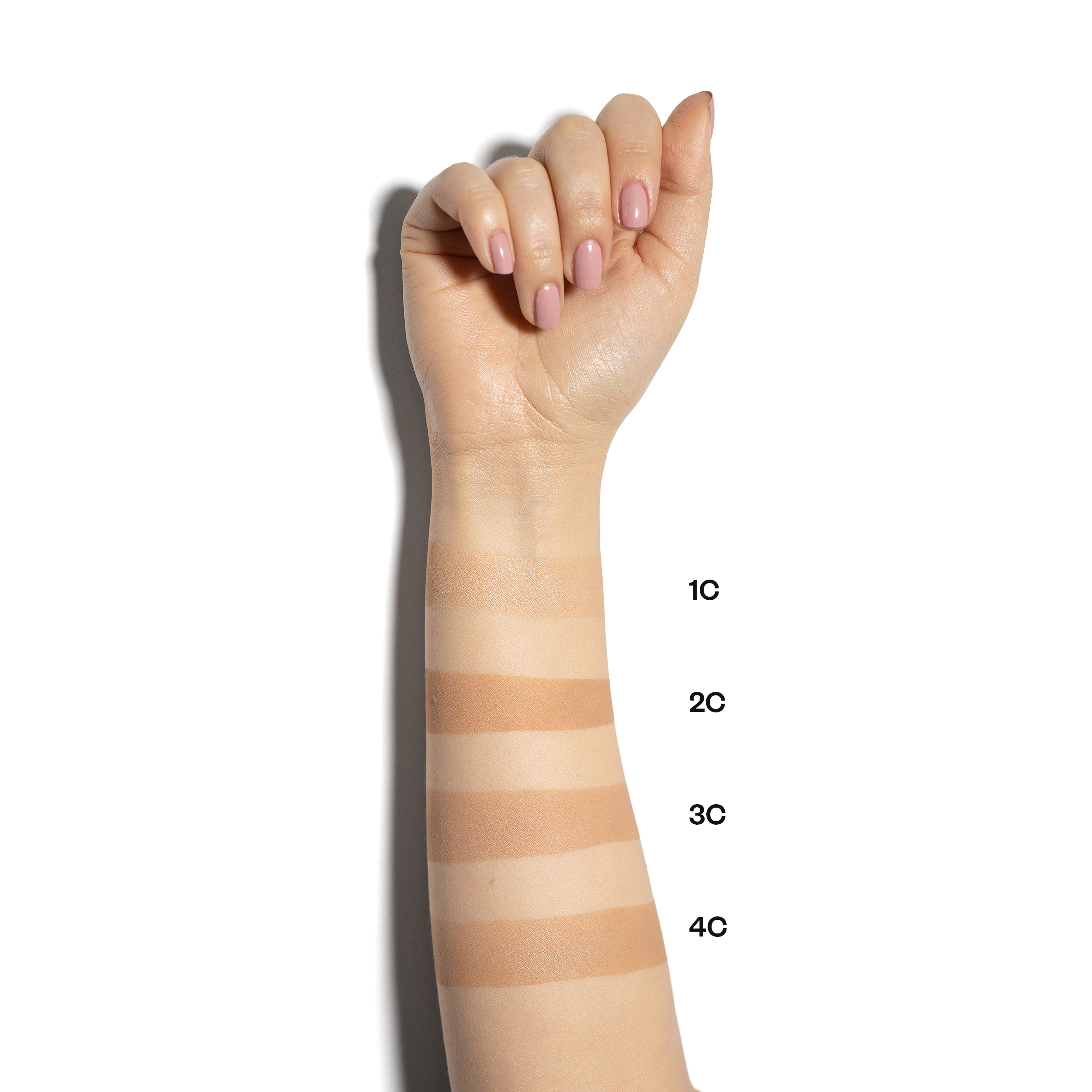 Swatches on the Skin With Numbers (1)