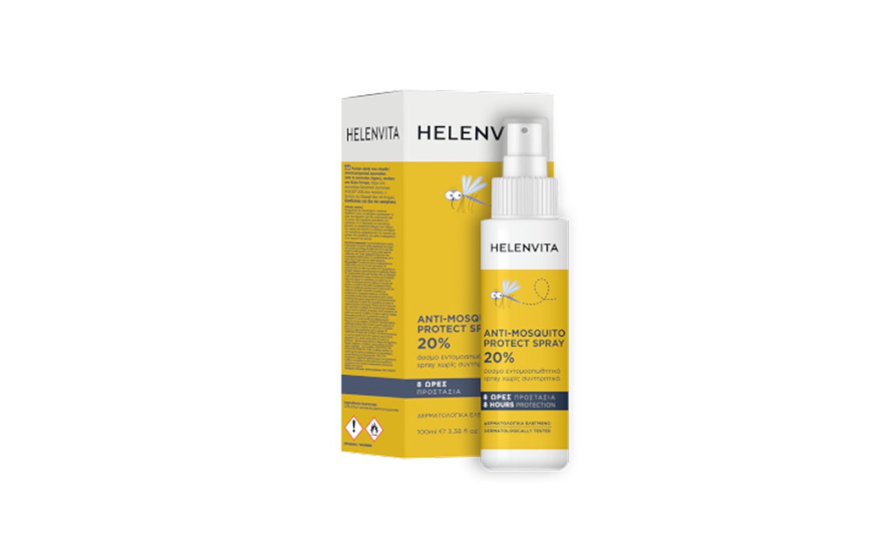 helenvita anti mosquito protect spray 20 100ml